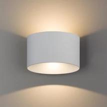 Aplica de perete exterioara Nowodvorski ELLIPSES  metal, sticla, alb, LED, 10W, 3000K, 800Lm, IP54 - 8140