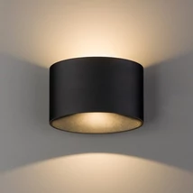 Aplica de perete exterioara Nowodvorski ELLIPSES metal, negru, LED, 3000K, 5W, 600lm, IP54 - TL-8182