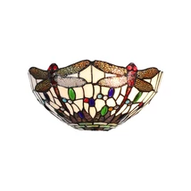 Aplica de perete Prezent TIFFANY metal, sticla, multicolor, E27 - 1711