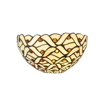 Aplica de perete Prezent TIFFANY metal, sticla Tiffany, multicolor, E14 - 225