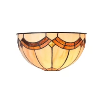Aplica de perete Prezent TIFFANY metal, sticla Tiffany, multicolor, E14 - 231