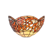 Aplica de perete Prezent TIFFANY metal, sticla Tiffany, multicolor, E14 - 234