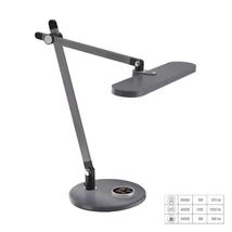 Veioza Prezent ZIPP LED metal, plastic, negru, gri, LED, 12W, 1050lm, 3000K-6500K - 31216