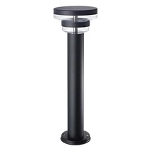 Lampadar exterior Prezent UMERA metal, plastic, negru, transparent, LED, 9W, 4000K, 820Lm, IP44 - 31309