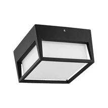 Plafoniera exterioara Prezent GEST metal, plastic, negru, LED, 9W, 4000K, 820Lm, IP44 - 31311