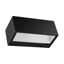 Aplica de perete exterioara Prezent TANUK metal, plastic, negru, alb, LED, 9W, 4000K, 820 Lm, IP54 - 31313