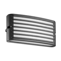 Aplica de perete exterioara Prezent PLUTO metal, plastic, negru, LED, 9W, IP54 - 31317