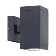 Aplica de perete exterioara Prezent RETO SQ metal, negru, GU10, IP54 - 39034