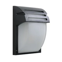 Aplica de perete exterioara Prezent AMALFI metal, sticla, negru, alb, E27, IP44 - 39038