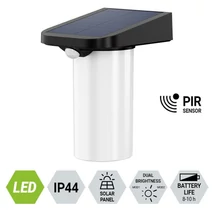 Aplica de perete exterioara solara cu senzor Prezent OCTO plastic, negru, alb, LED, 2800K - 3200K, 4W, 100lm, IP44 - 65283