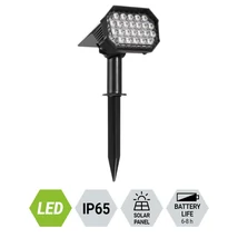 Lampa decor solar exterior Prezent FOLD plastic, negru, LED, 2800K - 3200K, 4.8W, 100lm, IP65 - 65285