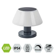 Lampa decor solar  Prezent TAKER plastic, negru, LED, 4W, 4000K, 200 Lm, IP64 - 65290