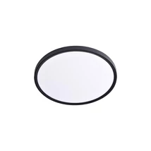 Plafoniera Prezent TRIMO plastic, negru, alb, LED, 18W, 1850lm, 3000K-6000K - 70325