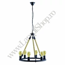Pendul Eglo FINDLAY, dulie E27, nu contine becul, IP20, baza din otel negru | Eglo-49694