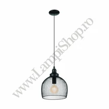 Pendul Eglo STRAITON, dulie E27, nu contine becul, IP20, baza din otel negru | Eglo-49736