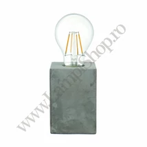 Veioza Eglo PRESTWICK, dulie E27, nu contine becul, IP20, baza din ceramic gri | Eglo-49812