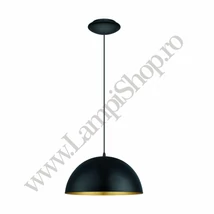 Pendul Eglo GAETANO 1, dulie E27, nu contine becul, IP20, baza din otel negru-auriu | Eglo-94935