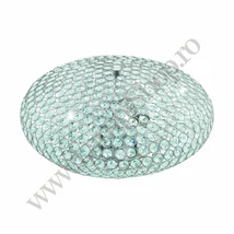 Plafoniera Eglo CLEMENTE, dulie E27, nu contine becul, IP20, baza din otel crom, abajur cristal transparent | Eglo-95285
