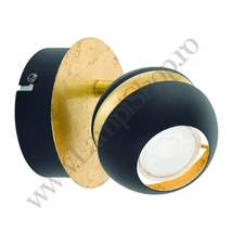 Spot Eglo NOCITO, dulie GU10-LED, contine becul, IP20, baza din otel negru-auriu | Eglo-95482