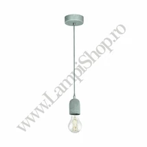 Pendul Eglo SILVARES, dulie E27, nu contine becul, IP20, baza din otel gri, abajur beton gri | Eglo-95522