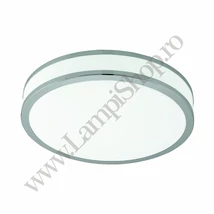 Plafoniera Eglo PALERMO 2, LED integrat inclus, IP20, baza din otel alb, abajur plastic alb-crom | Eglo-95682