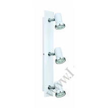 Spot baie Eglo TAMARA 1, dulie GU10-LED, contine becul, IP44, baza din otel-sticla alb-crom | Eglo-95994