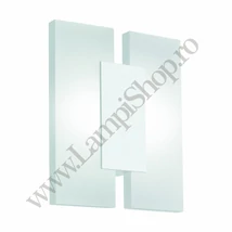 Plafoniera Eglo METRASS 2, LED integrat inclus, IP20, baza din aluminiu alb, abajur plastic satinat | Eglo-96042