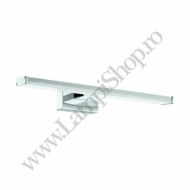 Aplica baie Eglo PANDELLA 1, LED integrat inclus, IP44, baza din aluminiu-plastic crom-argintiu, abajur plastic alb | Eglo-96064