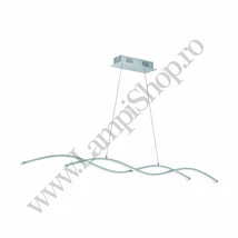 Pendul Eglo LASANA 2, LED integrat inclus, IP20, baza din aluminiu-otel crom, abajur plastic alb | Eglo-96104