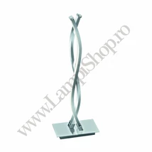 Veioza Eglo LASANA 2, LED integrat inclus, IP20, baza din aluminiu-otel crom, abajur plastic alb | Eglo-96105