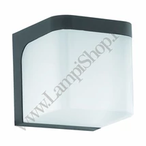 Aplica exterior Eglo JORBA, LED integrat inclus, IP44, baza din aluminiu antracit, abajur plastic alb | Eglo-96256