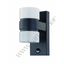 Aplica exterior cu senzor de miscare Eglo ATOLLARI, LED integrat inclus, IP44, baza din aluminiu antracit, abajur plastic alb | Eglo-96276