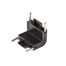 Element legatura colt pentru sina magnetica Rabalux LITRACK plastic, negru - 70203