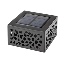 Lampa solara Rabalux Medulin plastic, sticla, negru, LED, 3000K, 0,5W, 8lm, IP44 - 7032