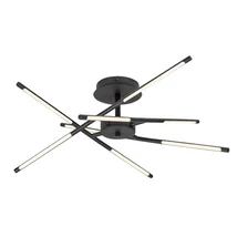 Plafoniera Rabalux HENLI metal, acril, negru, alb, LED, 3000K, 30W, 1300lm - 71056