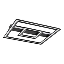 Plafoniera Rabalux SIDONA metal, plastic, negru, alb, LED, 3000K, 48W, 2300lm - 71071