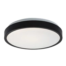 Plafoniera pentru baie Rabalux SAMIRA plastic, negru, alb, LED, 4000K, 18W, 1380lm, IP44 - 71252