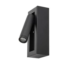 Aplica de perete Rabalux GELLO metal, plastic, negru, transparent, LED, 4W, 210lm, 3000K - 71285