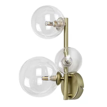 Aplica de perete Rabalux ASLOV metal, sticla, auriu, transparent, G9 - 71299