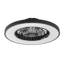 Plafoniera cu ventilator Rabalux DALFON2 metal, plastic, negru, alb, LED, 72W, 2100lm, 3000K-6500K - 71334