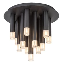 Plafoniera Rabalux RAMIRA metal, acril, negru, transparent, G9 - 71354