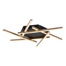 Plafoniera Rabalux SEVERINE metal, plastic, negru, aur, alb, LED, 40W, 3000K, 2060Lm - 71365