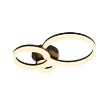 Plafoniera Rabalux AMILIA metal, plastic, negru, alb, LED, 24W, 3000-4000-6500K, 2070Lm - 71385
