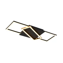 Plafoniera Rabalux KITLEE metal, plastic, negru, aur, alb, LED, 40W, 3000-6500K, 3600Lm - 71391