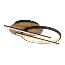 Plafoniera Rabalux ARASH metal, lemn, plastic, negru, maro, alb, LED, 40W, 3000-4000-6500K, 2200Lm - 71404