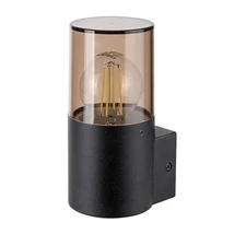 Aplica de perete exterioara Rabalux Teplice metal, plastic, negru, fumuriu, E27, IP44 - 7158