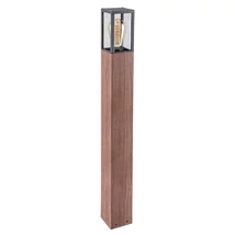 Lampadar exterior Rabalux Wales metal, sticla, maro, transparent, E27, IP44 - 7197