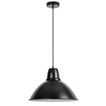 Pendul Rabalux WILBOUR metal, negru, alb, E27 - Rabalux-72013