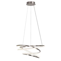 Pendul Rabalux ESILDA metal, plastic, crom, alb, LED, 4000K, 42W, 2200lm - Rabalux-72020