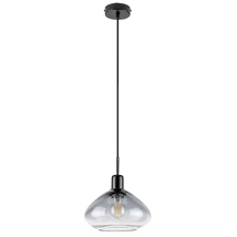 Pendul Rabalux DVORA metal, sticla, negru, transparent, E27 - Rabalux-72021